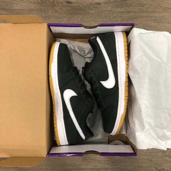 Nike SB Dunk Low Pro Black Gum - Picture 6 of 7